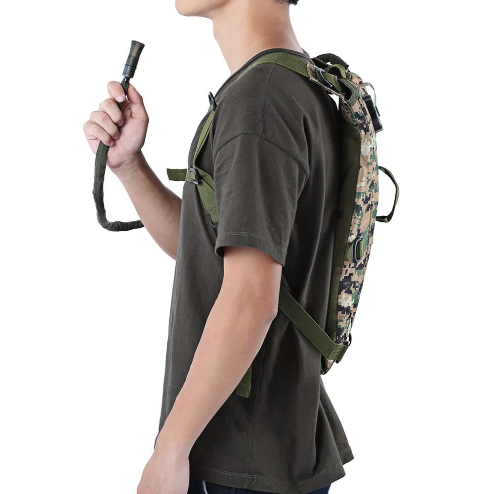 3L Water Pouch Knapsack Tactical Camp Hydration Backpack