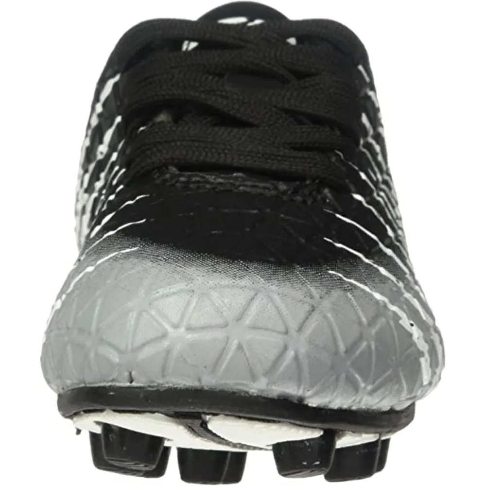 Bolt Firm Ground Soccer Shoes-Black/White/Silver