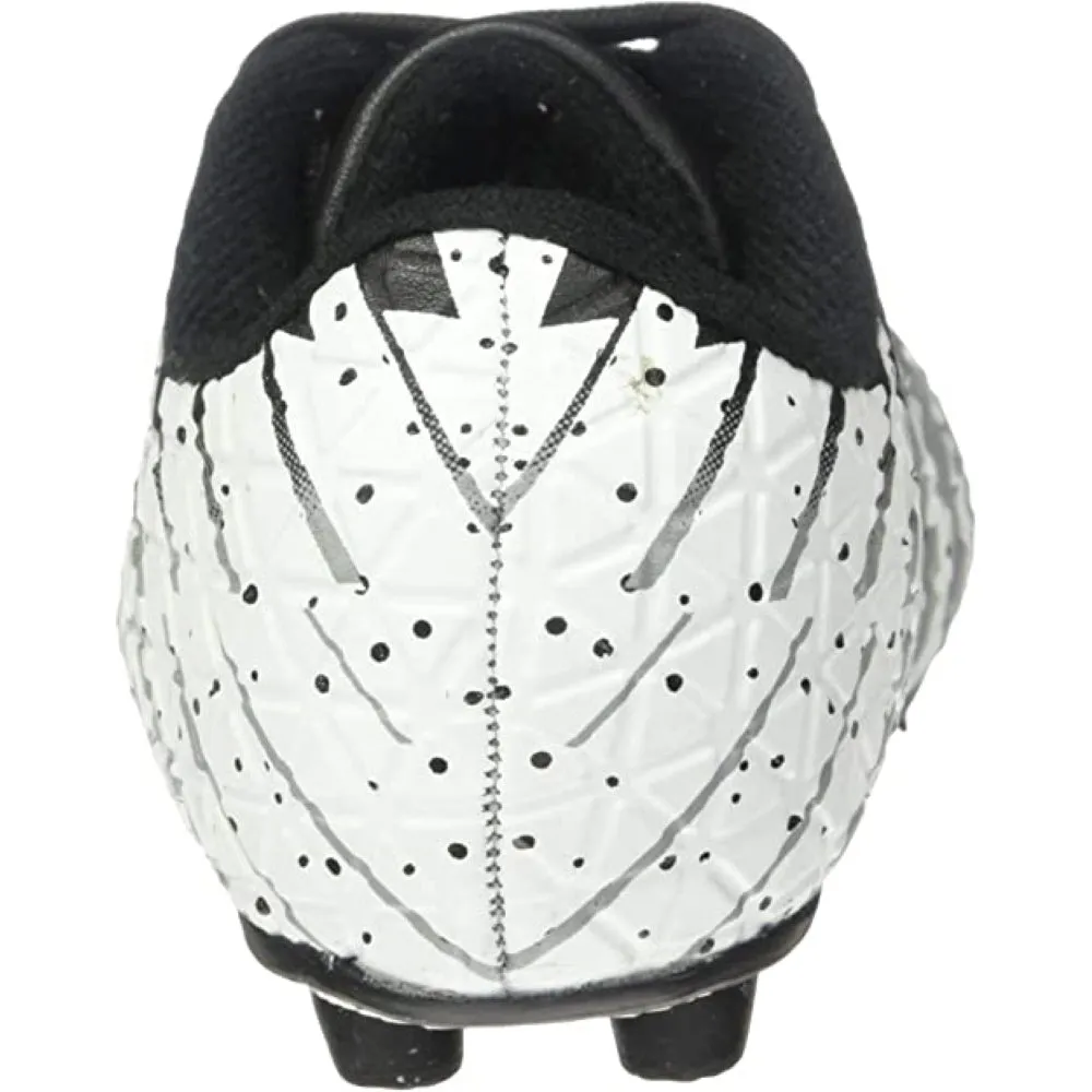 Bolt Firm Ground Soccer Shoes-Black/White/Silver