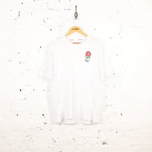 England Rugby Training Top Shirt - White - XXL