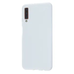 For Samsung A7 2018/A920 Smartphone Case Soft TPU Precise Cutouts Anti-slip Overal Protection Cellphone Cover  Milk white