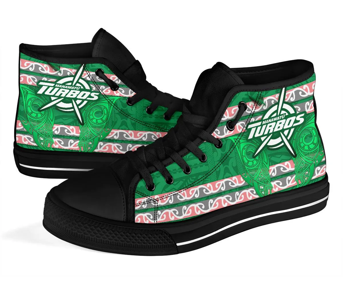 Manawatu Turbos High Top Shoe Maori Vibes