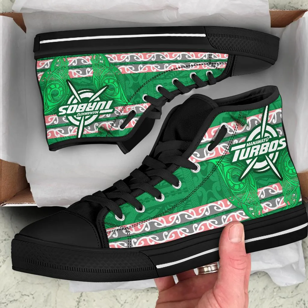 Manawatu Turbos High Top Shoe Maori Vibes