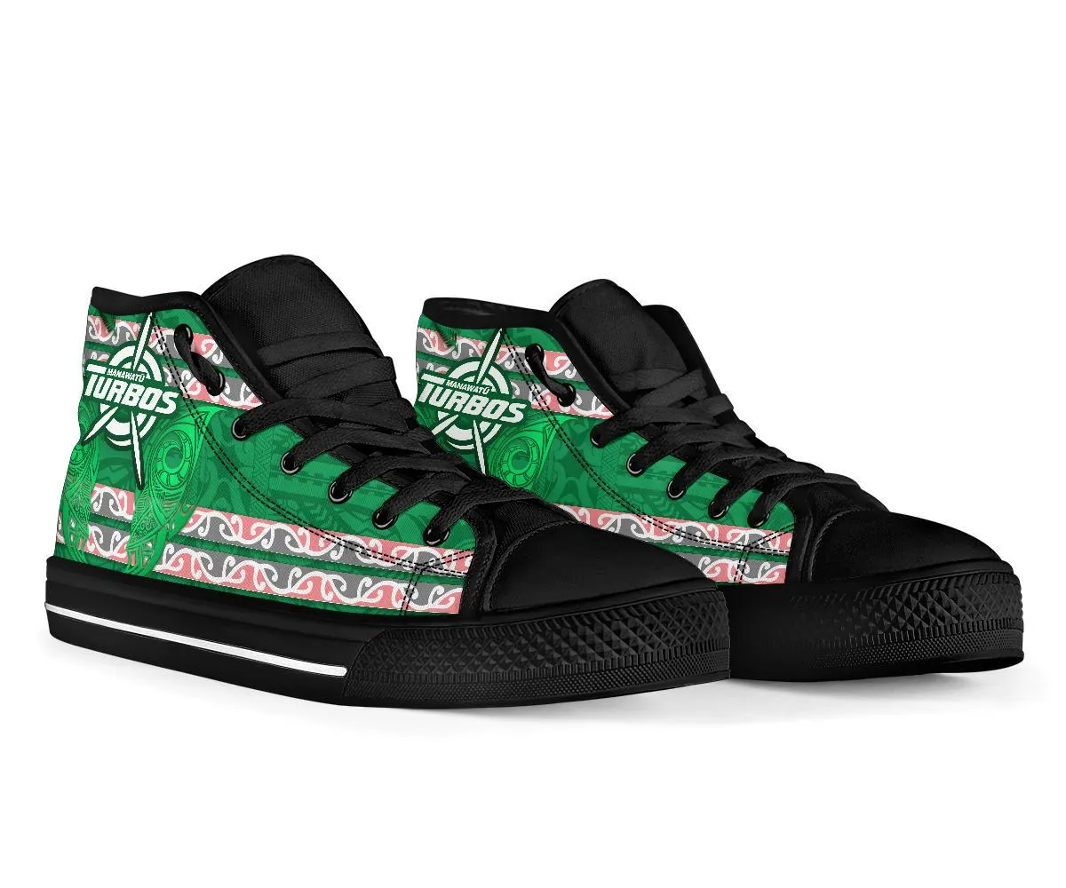 Manawatu Turbos High Top Shoe Maori Vibes