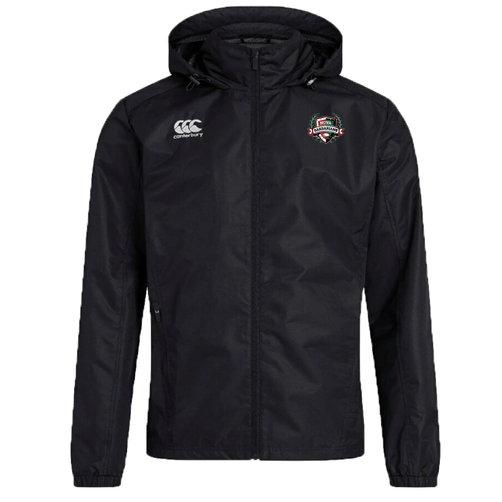 NOVA Barbarians Club Vaposhield Full Zip Rain Jacket by Canterbury