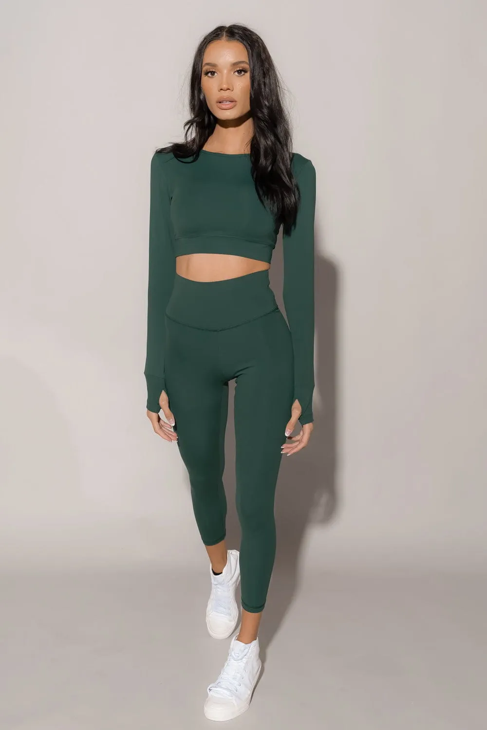 V-Booty Legging - Botanical