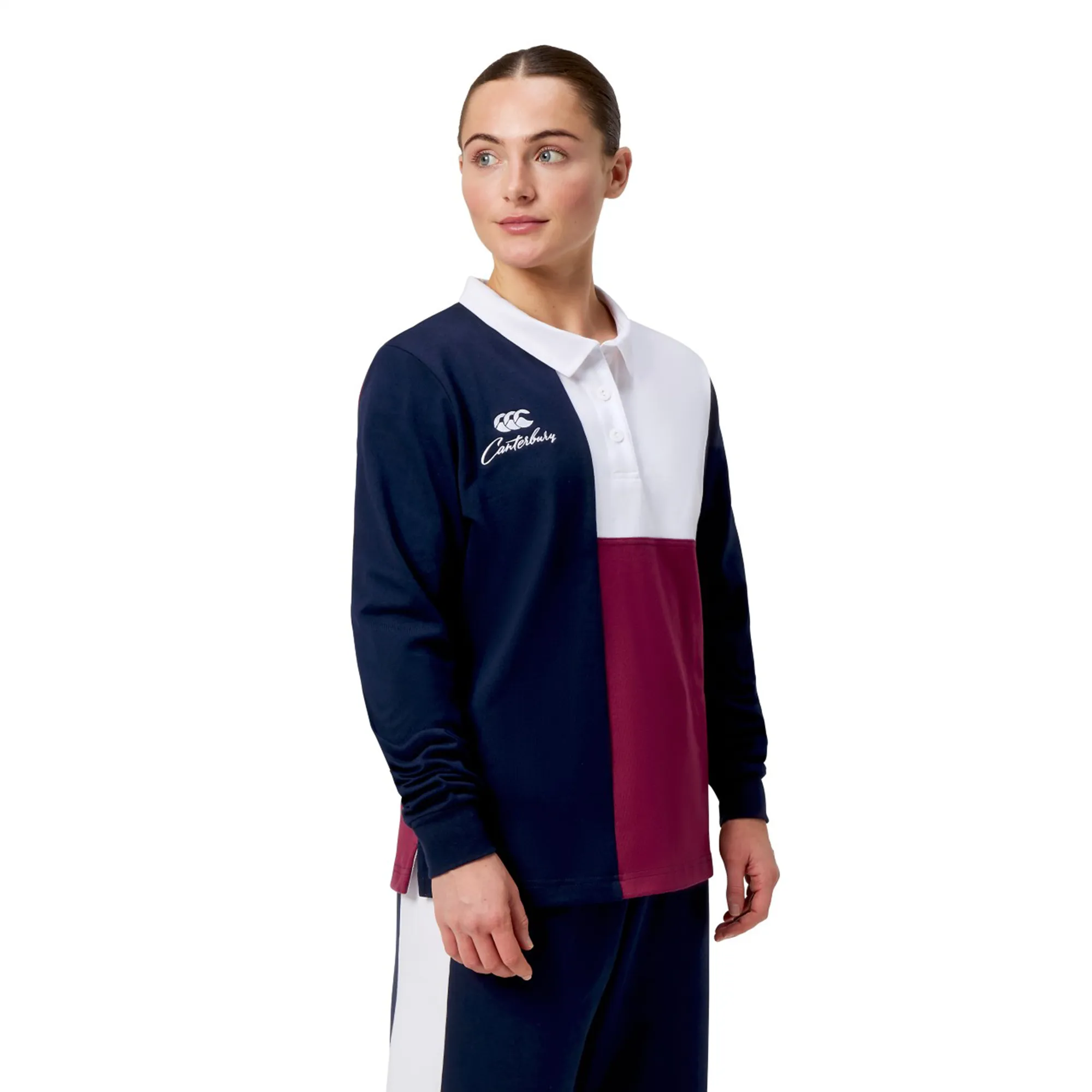 Women's Canterbury Harlequin Weber Long Sleeve Rugby Jersey