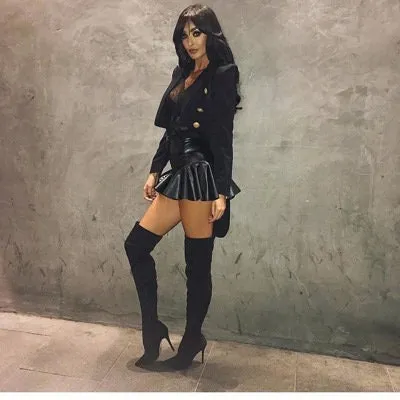 Womens Leather Skirt | Leather Skorts | Booty Shorts | Hot Pants | Leather Hot Pants | Womens Leather Shorts | Leather Mini Skirt | Skirt